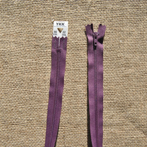 YKK Dress Zip ( plum )