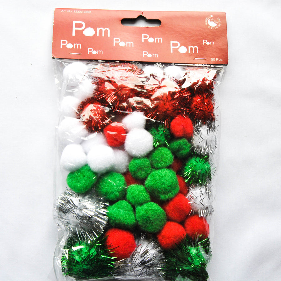 Assorted Christmas Pom