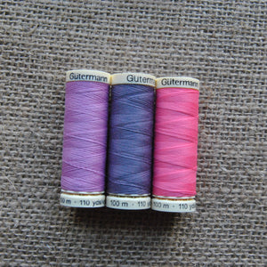 Gutermann All Purpose Sewing Thread 100 m (3 spools)