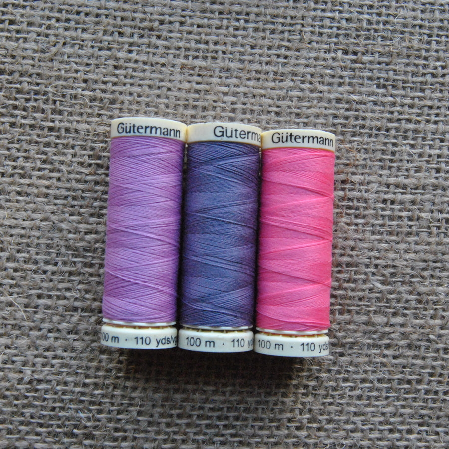 Gutermann All Purpose Sewing Thread 100 m (3 spools)