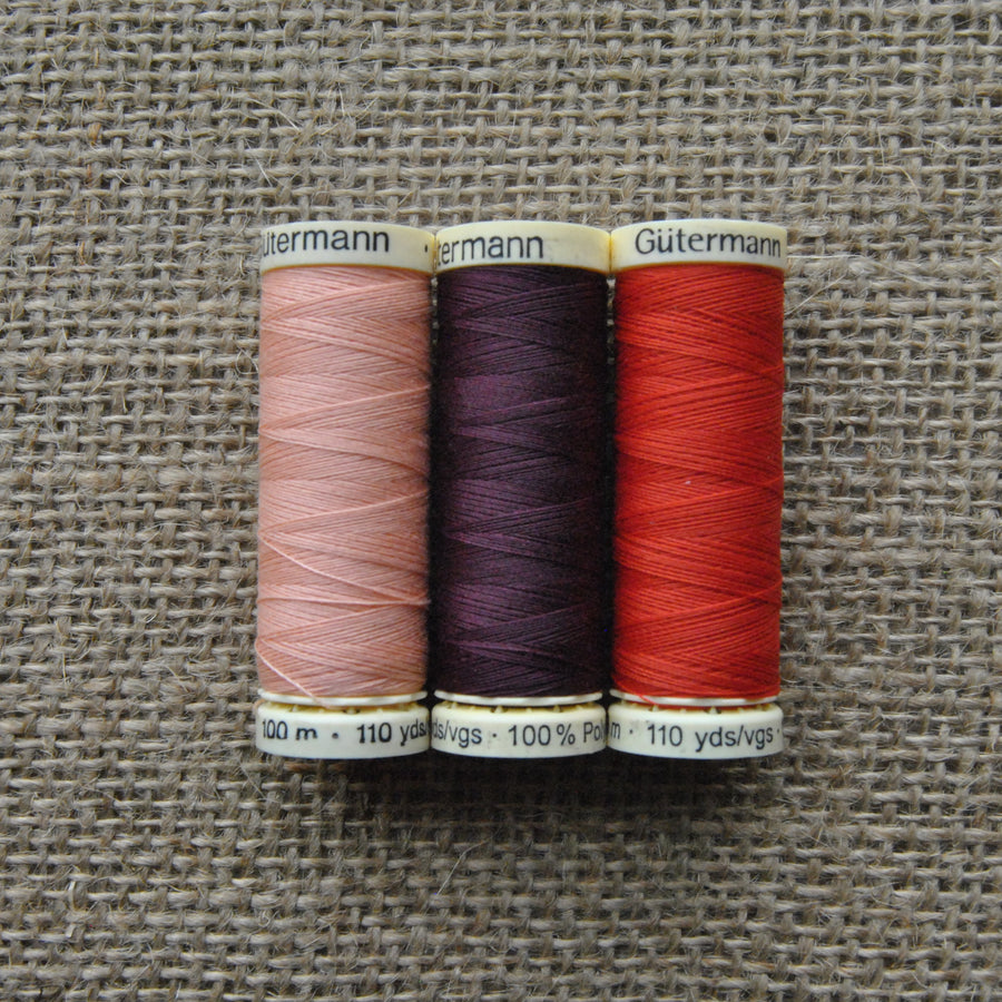 Gutermann All Purpose Sewing Thread 100 m (3 spools)