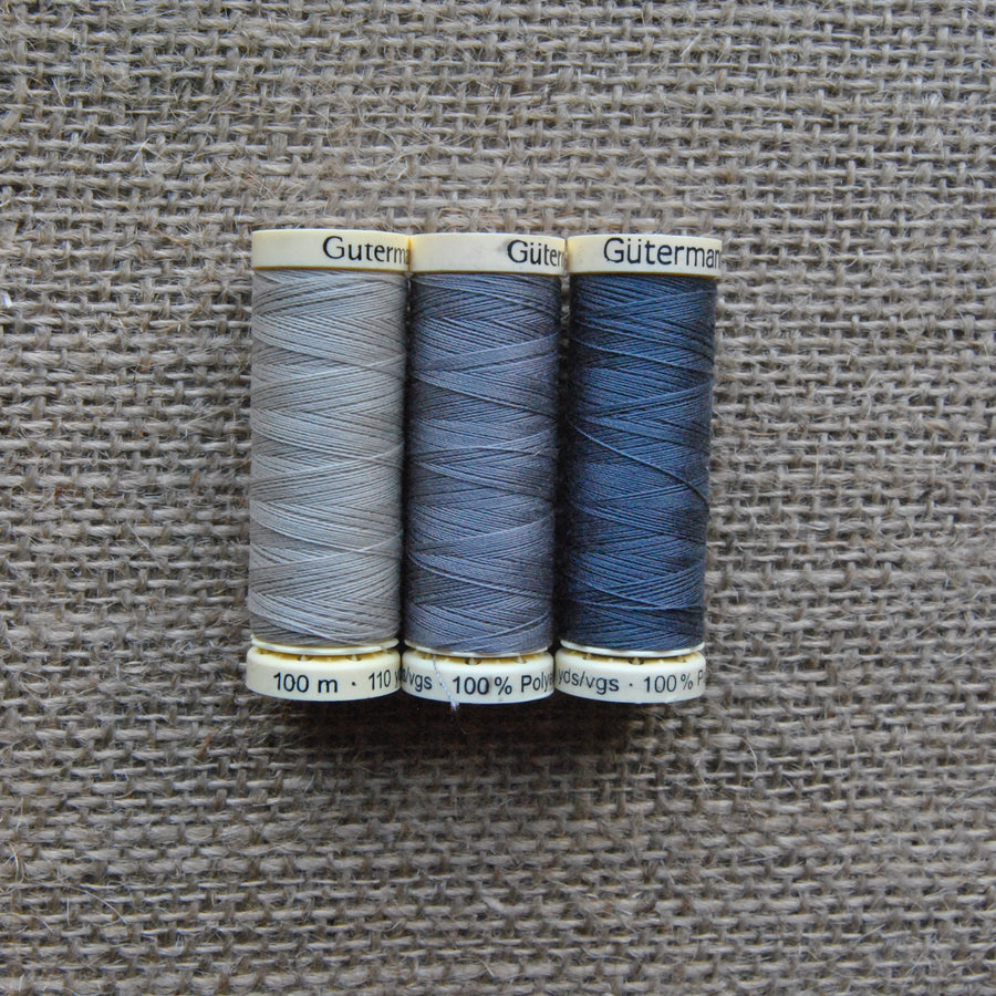 Gutermann All Purpose Sewing Thread 100 m (3 spools)