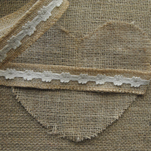 Hessian & Flower Trim