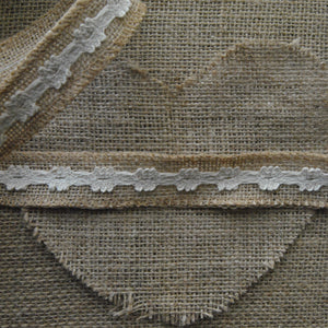 Hessian & Flower Trim